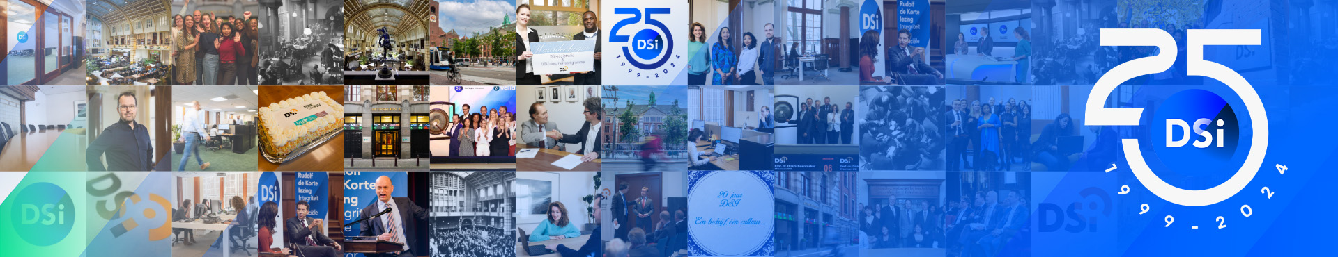 Hoogtepunten van 25 jaar DSI in één overzicht.